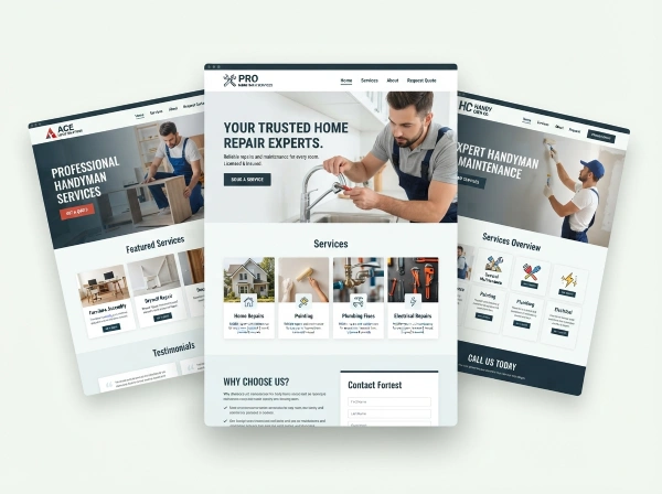 Small business handyman website design