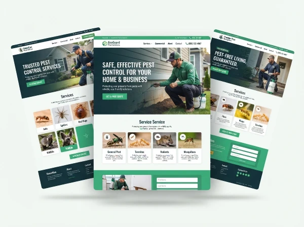 Pest control website design