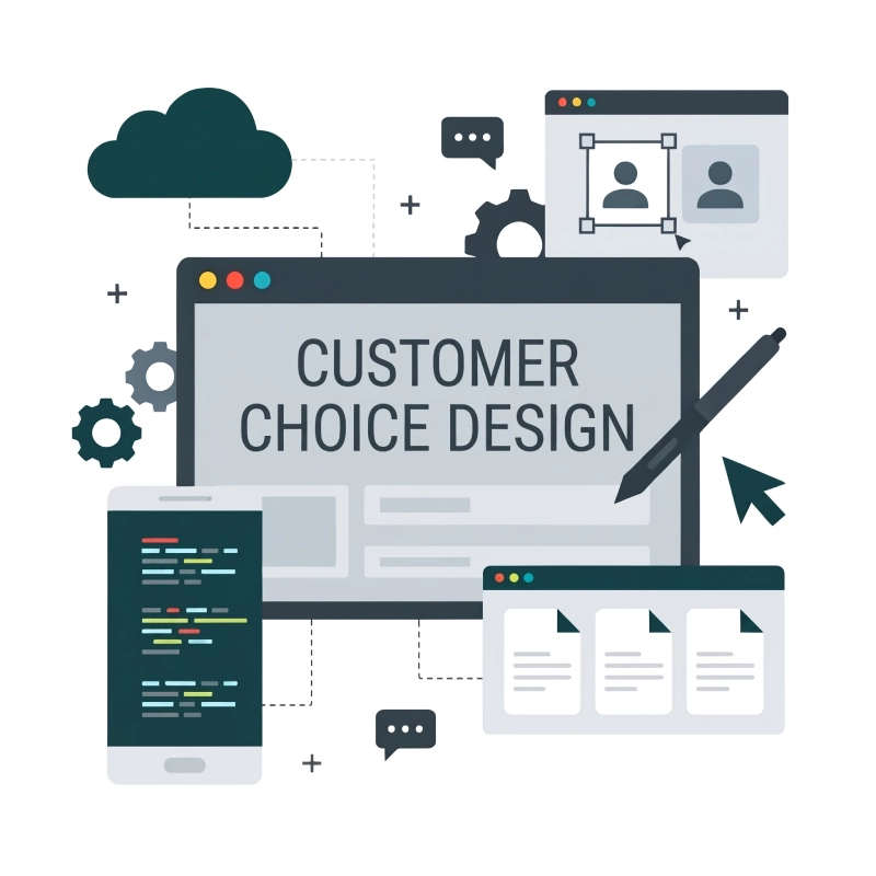 Customer Choice Design Illustrator